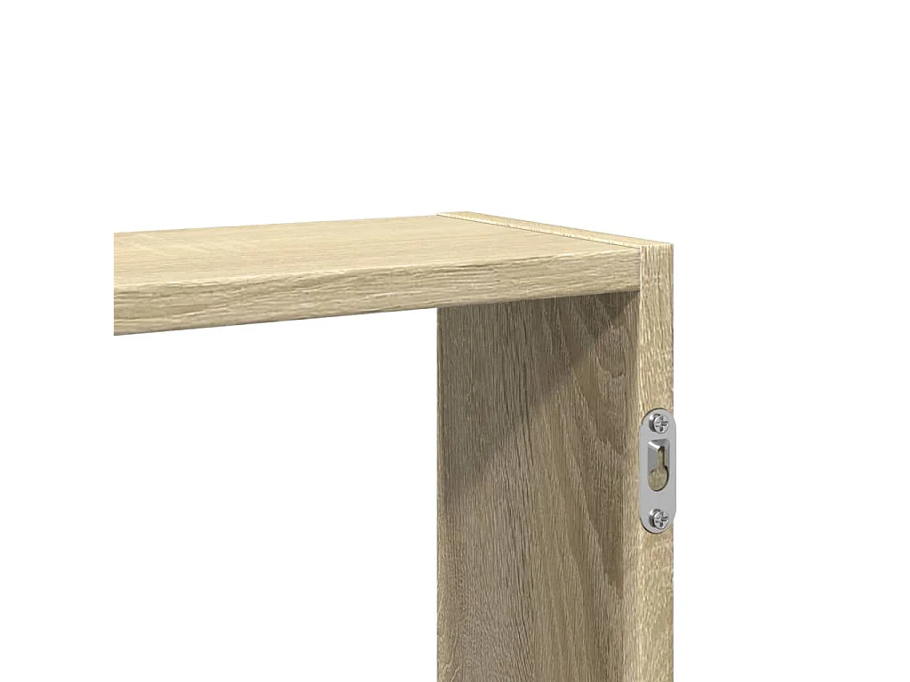 Étagère murale chêne sonoma 99x15x60 cm bois d'ingénierie