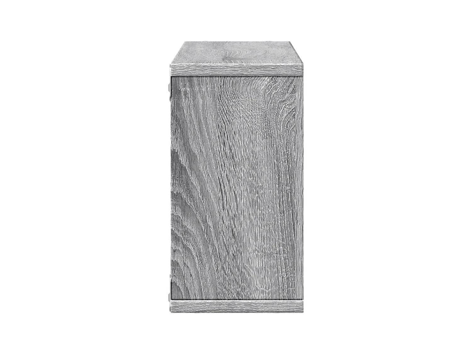 Wandschrank 100x16x30 cm Grau Sonoma Holzwerkstoff