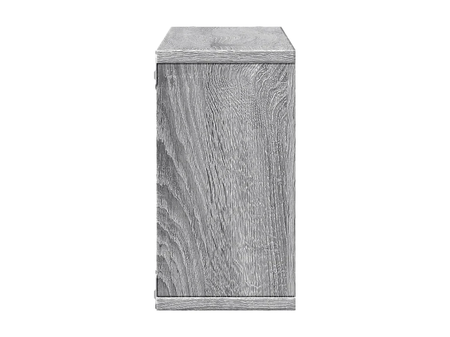 Armoire murale 100x16x30 cm sonoma gris bois d'ingénierie