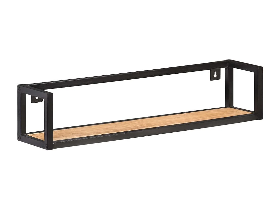 Wandschappen 2 st 80 cm massief acaciahout