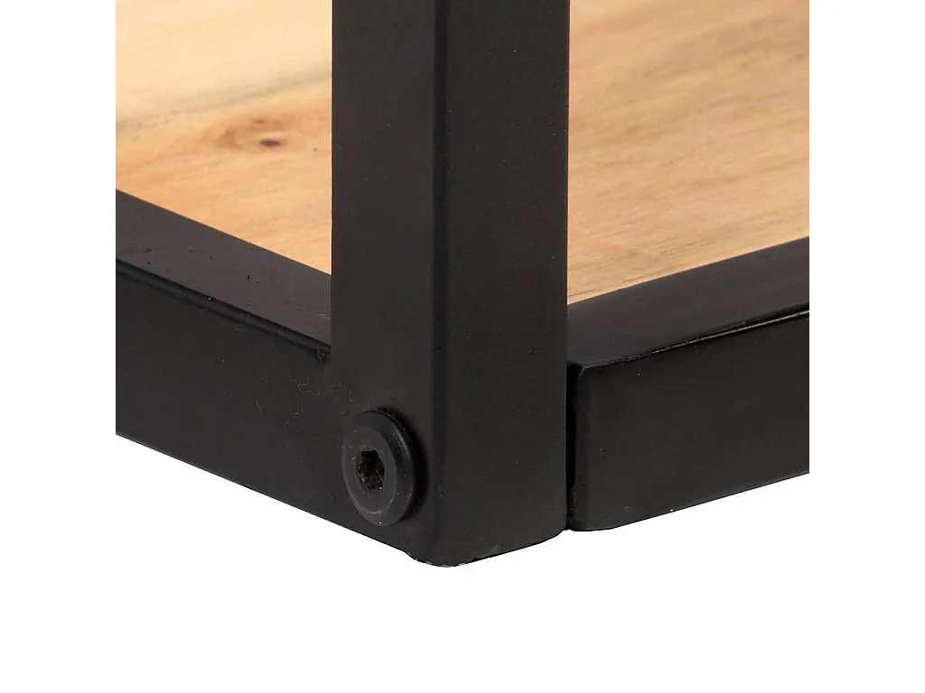 Mensole a Muro 2 pz 80 cm in Legno Massello di Acacia