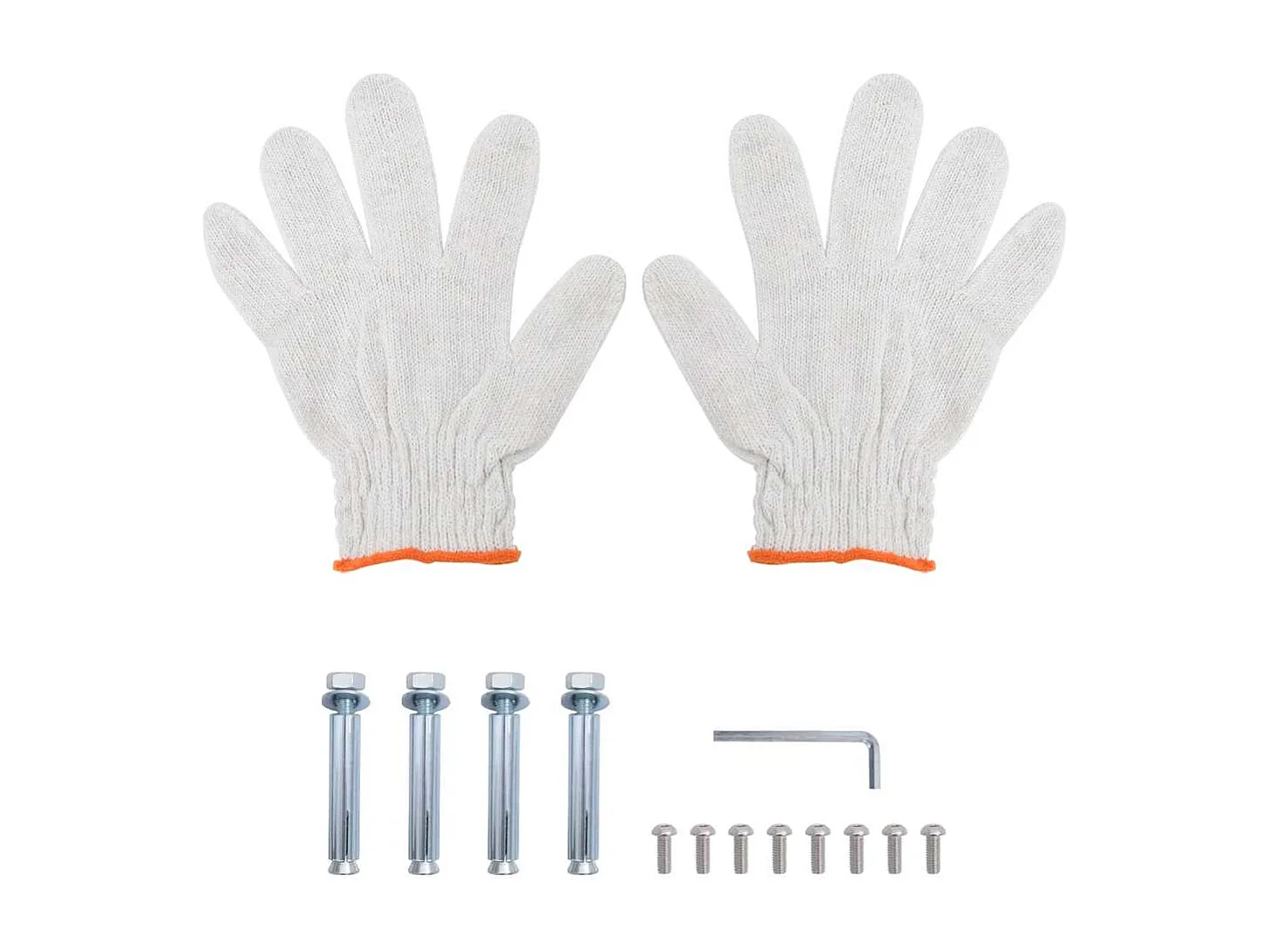 Étagère murale 2 niveaux 50x23,5x48 cm argenté acier inoxydable