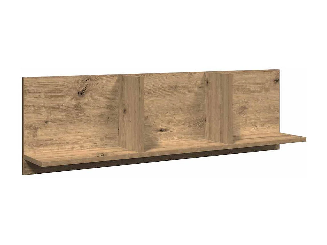 Armoire murale 100x16,5x30 cm chêne artisanal bois d'ingénierie