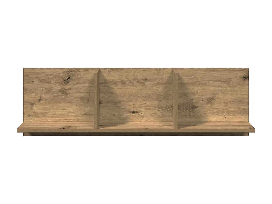 Armoire murale 100x16,5x30 cm chêne artisanal bois d'ingénierie