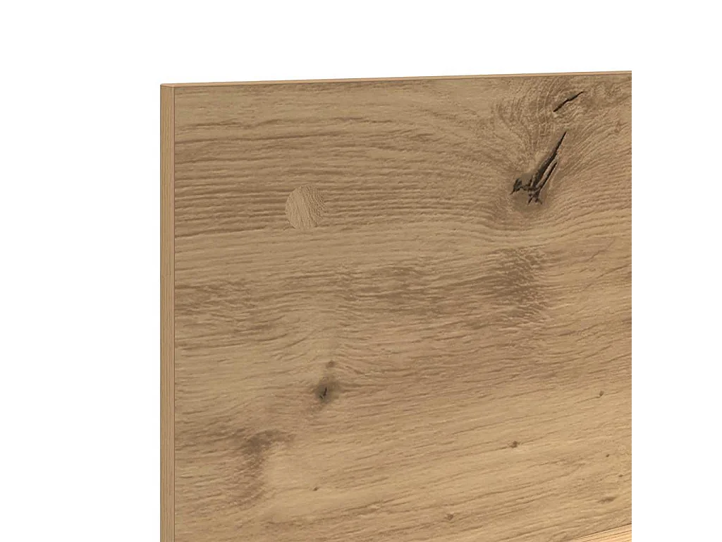 Armoire murale 100x16,5x30 cm chêne artisanal bois d'ingénierie