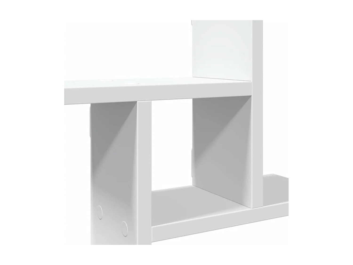 Prateleiras de parede 2 pcs 38x12x38cm derivados madeira branco