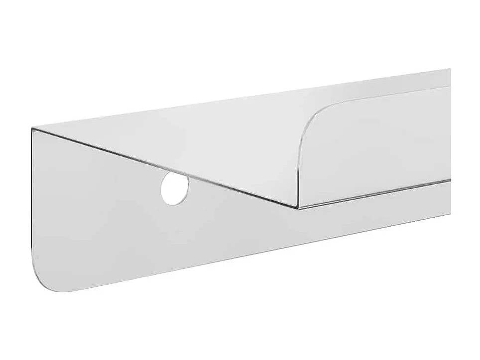 Étagères murales 3 pcs argenté acier inoxydable