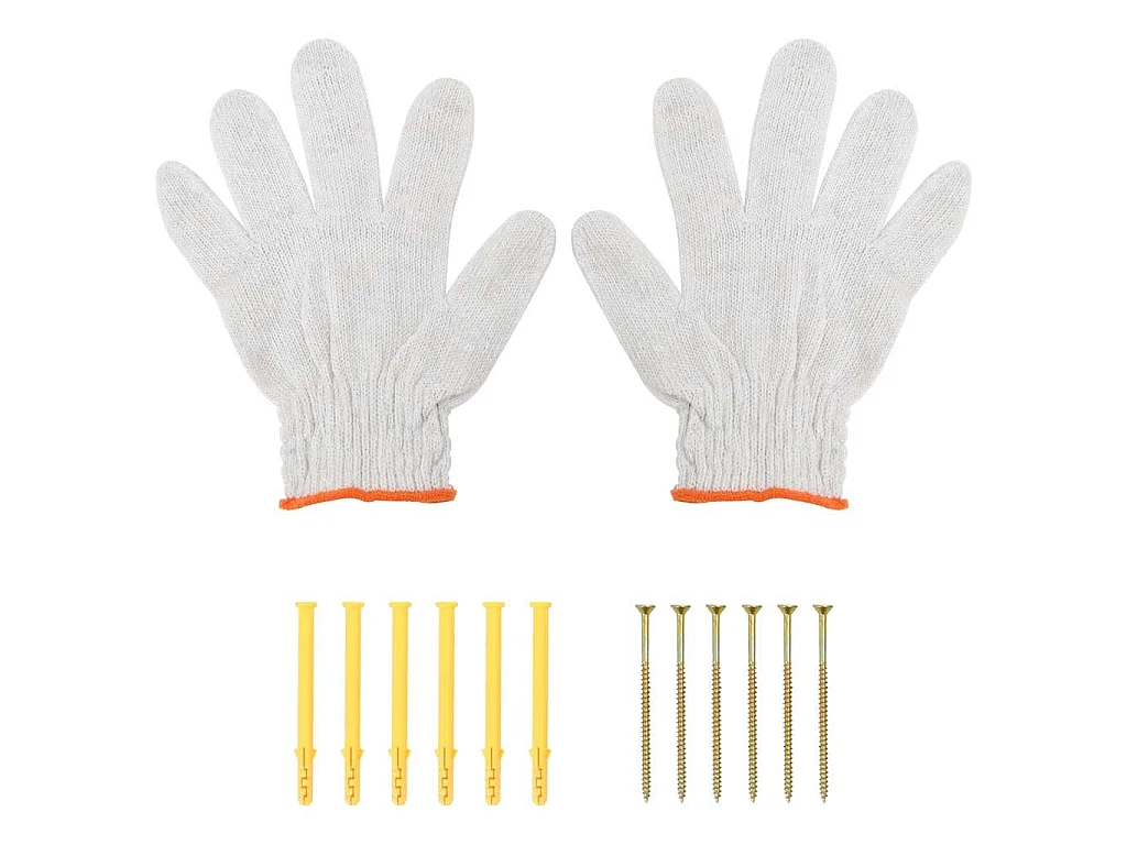 Étagères murales 3 pcs argenté acier inoxydable