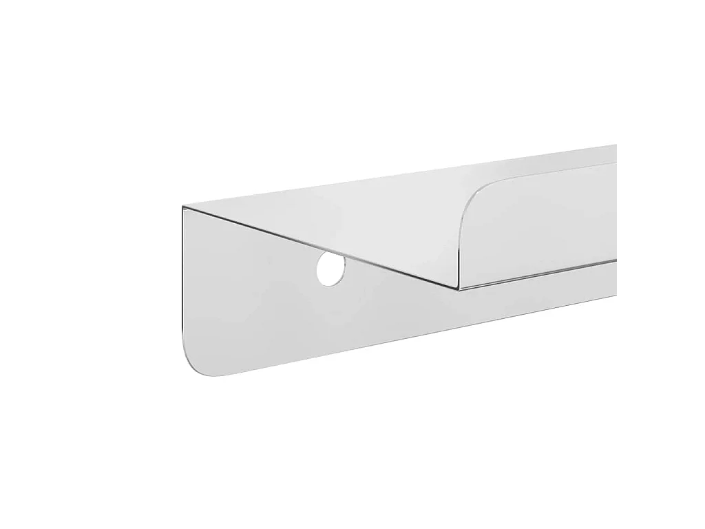 Étagères murales 3 pcs argenté acier inoxydable