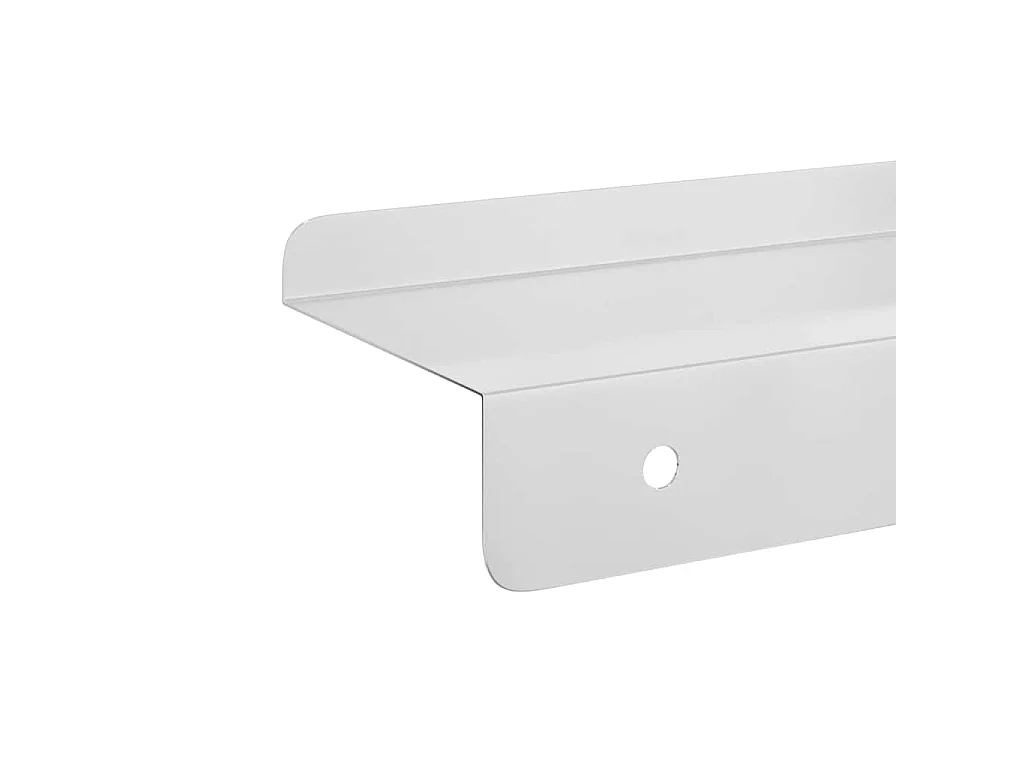 Étagères murales 3 pcs argenté acier inoxydable
