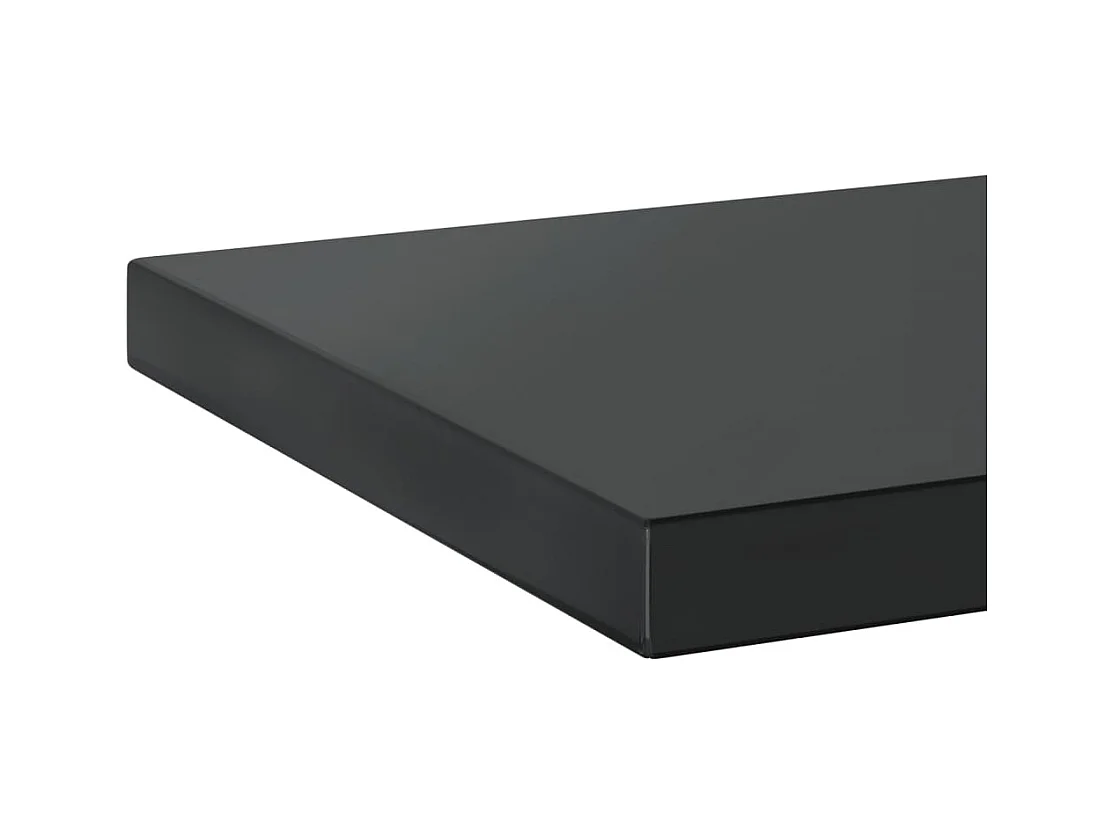 Prateleiras de parede 2 pcs 50x30x3 cm aço inoxidável prateado