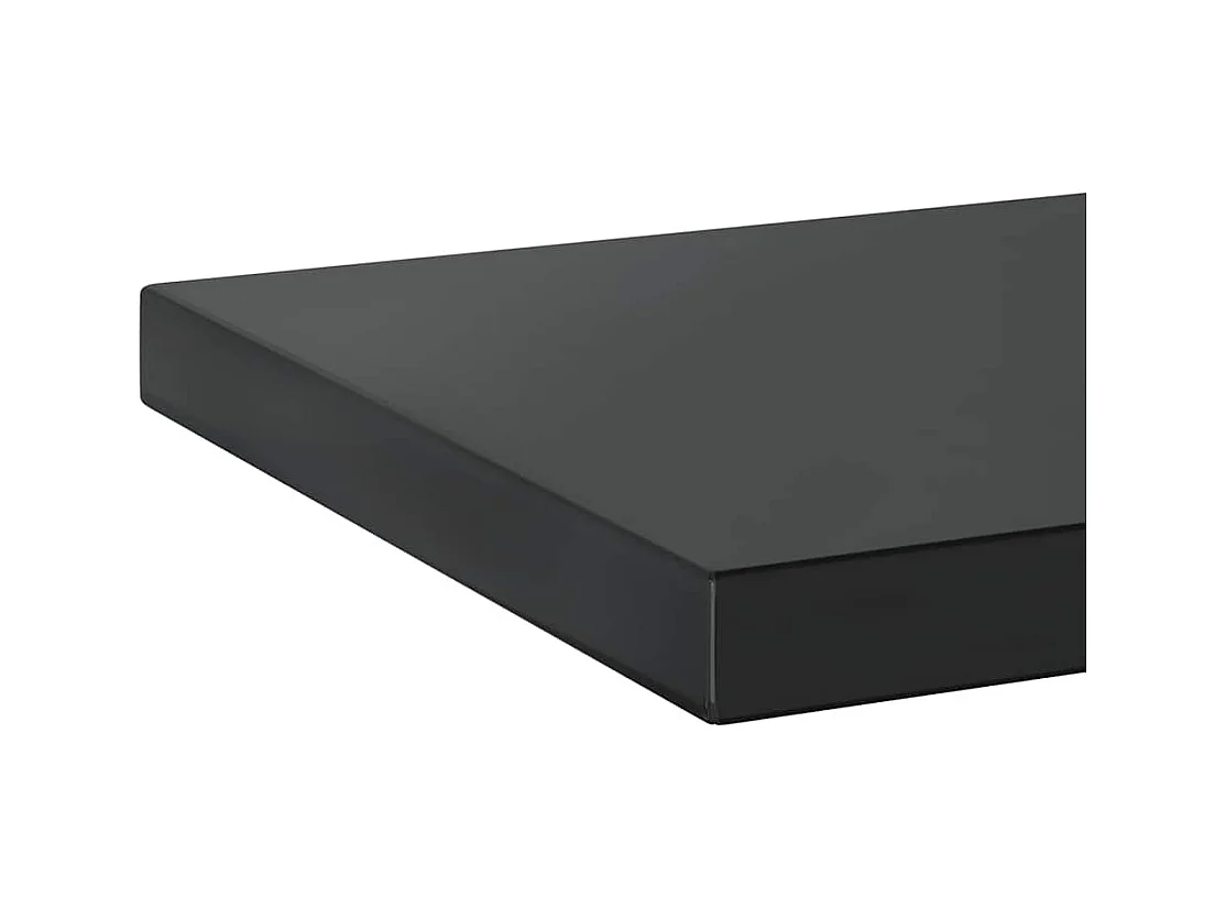 Prateleiras de parede 2 pcs 50x30x3 cm aço inoxidável prateado