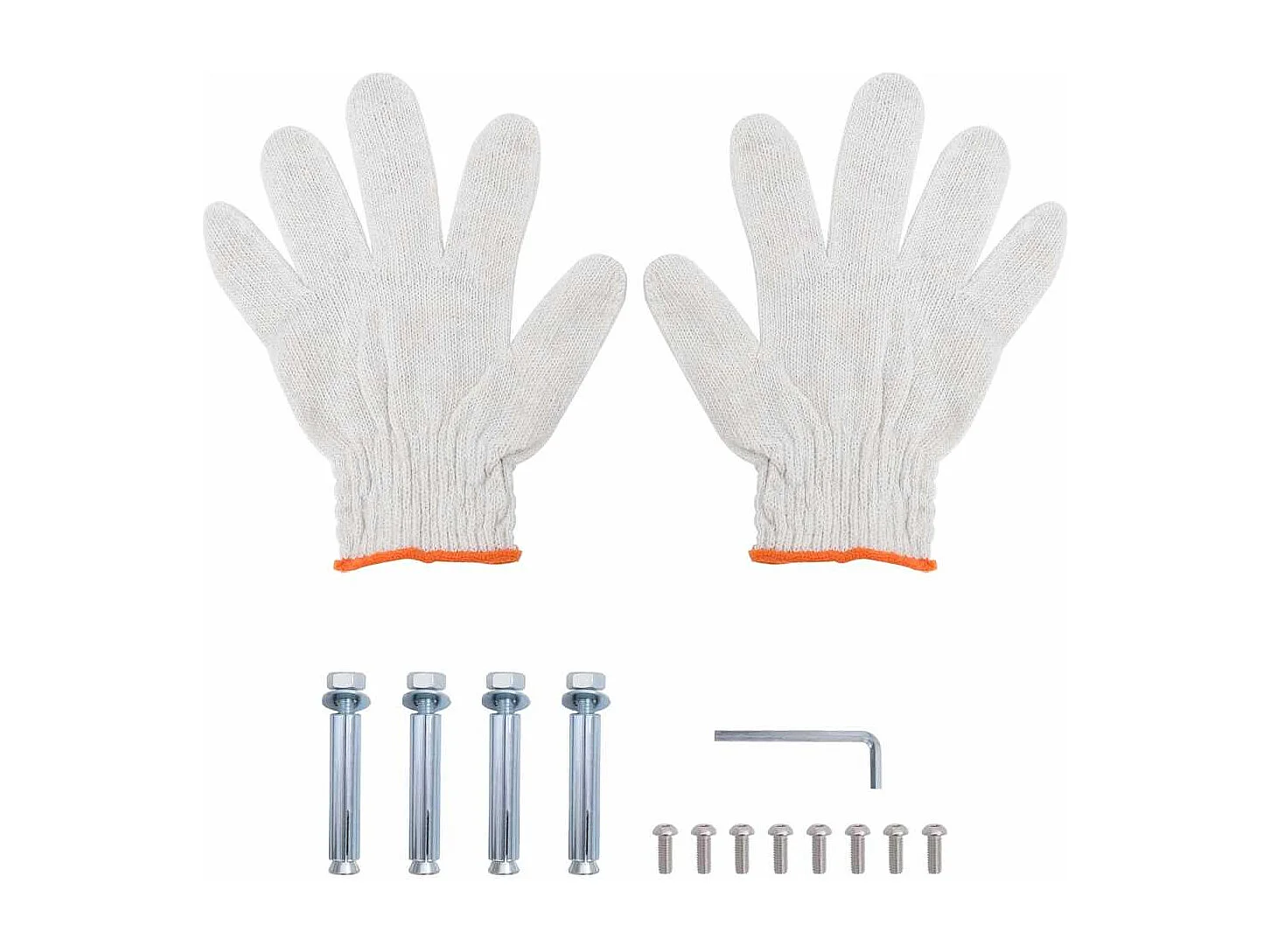Mensola a Muro 2 Ripiani 100x23,5x60cm Argento in Acciaio Inox