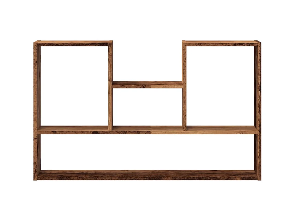 Estantería de pared madera ingeniería envejecida 99x15x60 cm