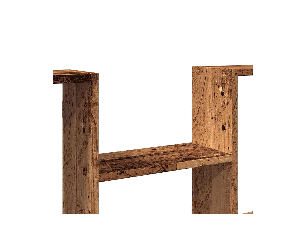 Estantería de pared madera ingeniería envejecida 99x15x60 cm