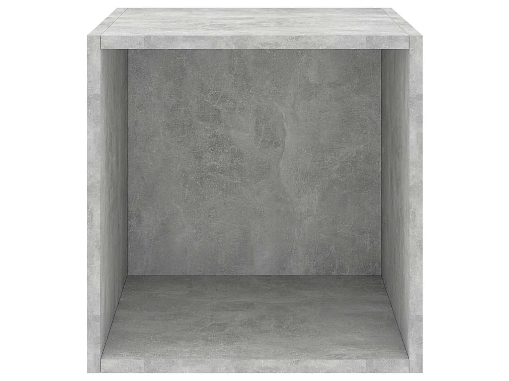 Armoire murale Gris béton 37x37x37 cm Bois d’ingénierie