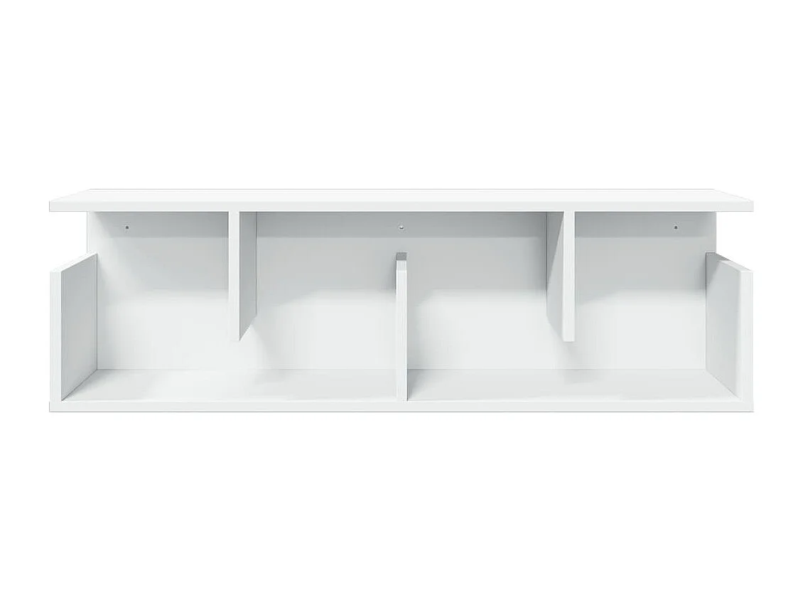 Armoire murale 100x20x30 cm blanc bois d'ingénierie