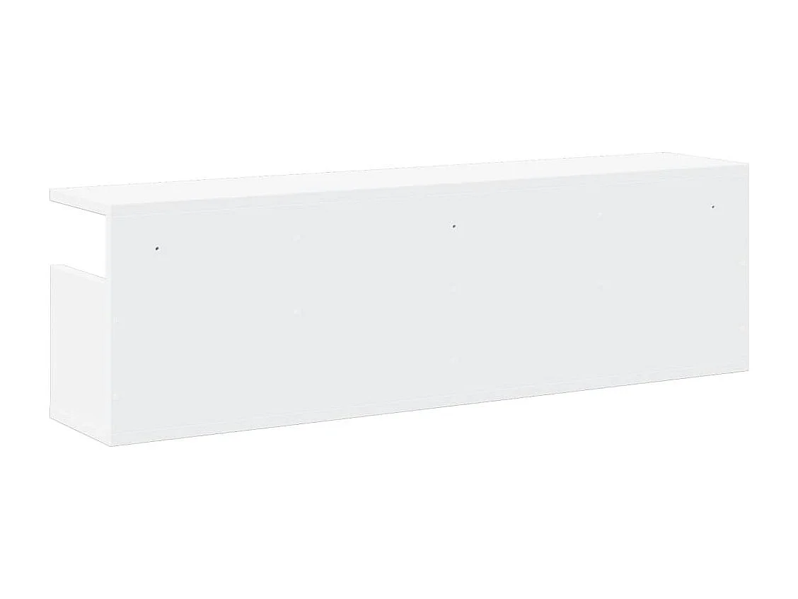 Armoire murale 100x20x30 cm blanc bois d'ingénierie