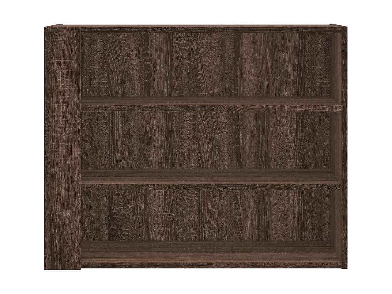 Armario de pared madera de ingeniería marrón roble 75x35x60 cm