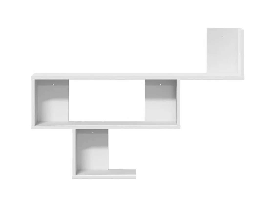 Étagère murale blanc 100x15x70 cm bois d'ingénierie