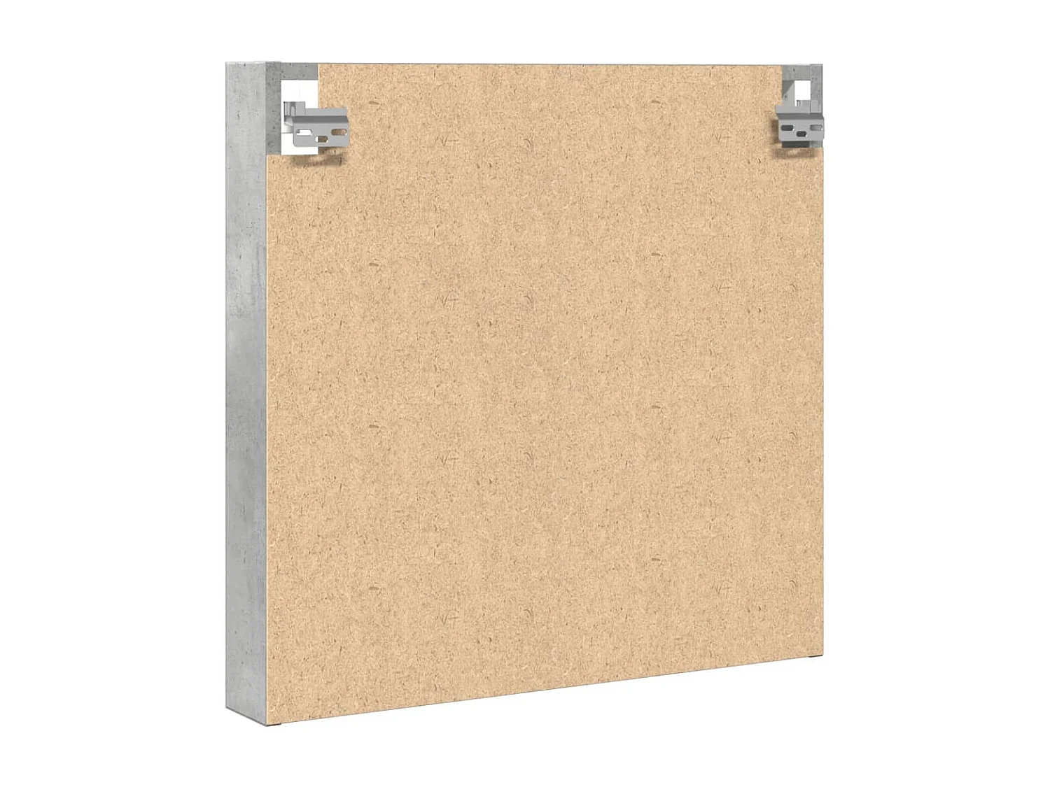 Armoire à vitrine gris béton 60x8,5x58 cm bois d'ingénierie