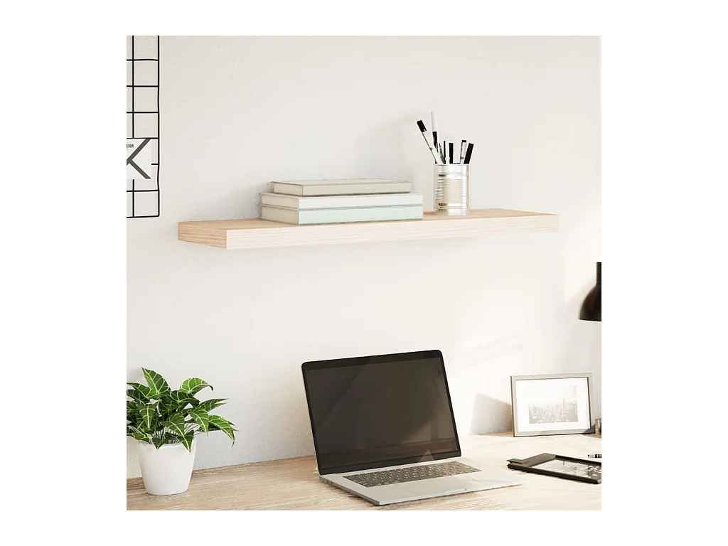 Étagère flottante 80x23,5x4 cm bois d'ingénierie