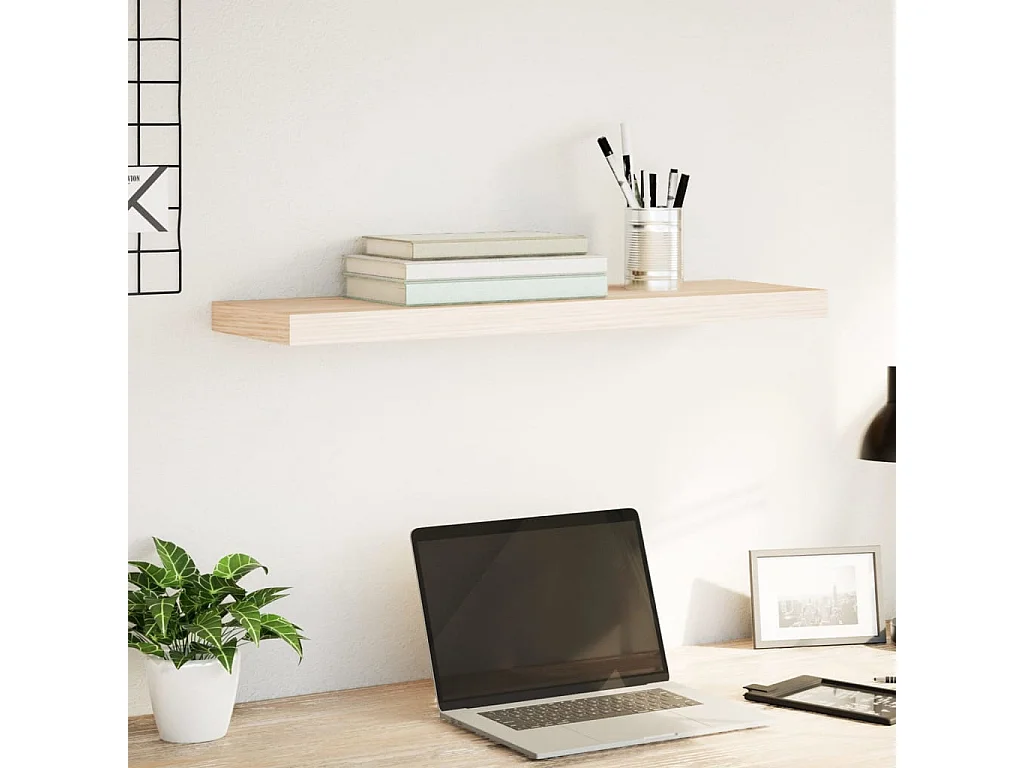 Étagère flottante 80x23,5x4 cm bois d'ingénierie