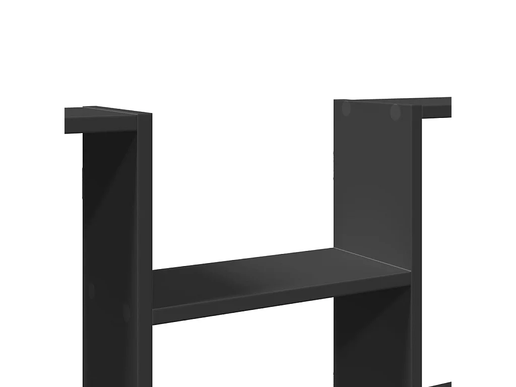 Étagère murale noir 99x15x60 cm bois d'ingénierie