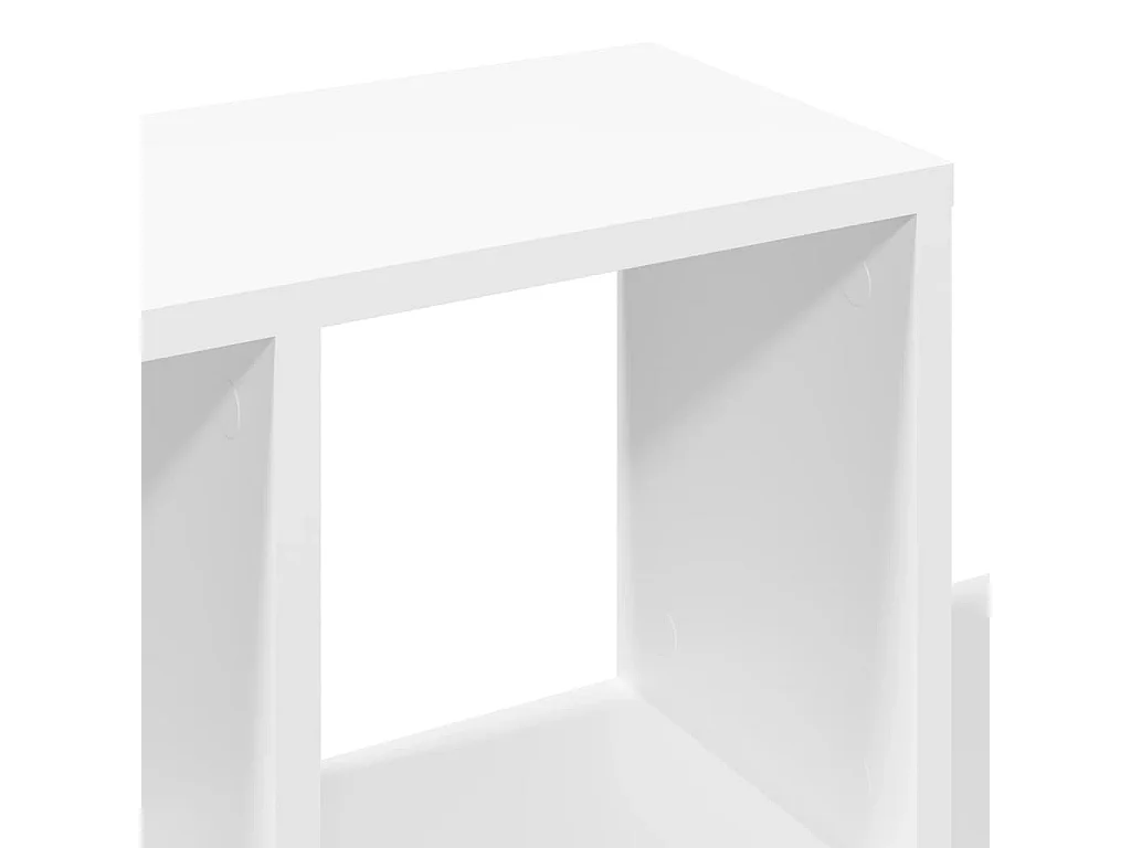 Étagère murale blanc 100x20x53 cm bois d'ingénierie