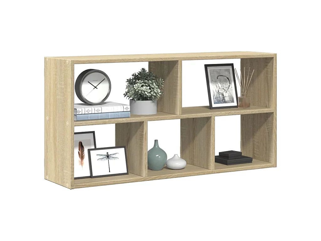 Wandregal Sonoma-Eiche 100x25x50 cm Holzwerkstoff