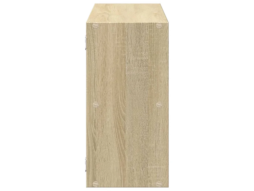 Wandregal Sonoma-Eiche 100x25x50 cm Holzwerkstoff