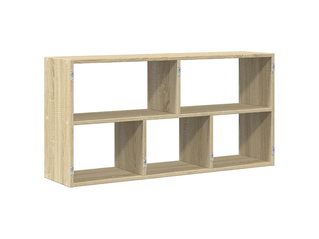 Wandregal Sonoma-Eiche 100x25x50 cm Holzwerkstoff