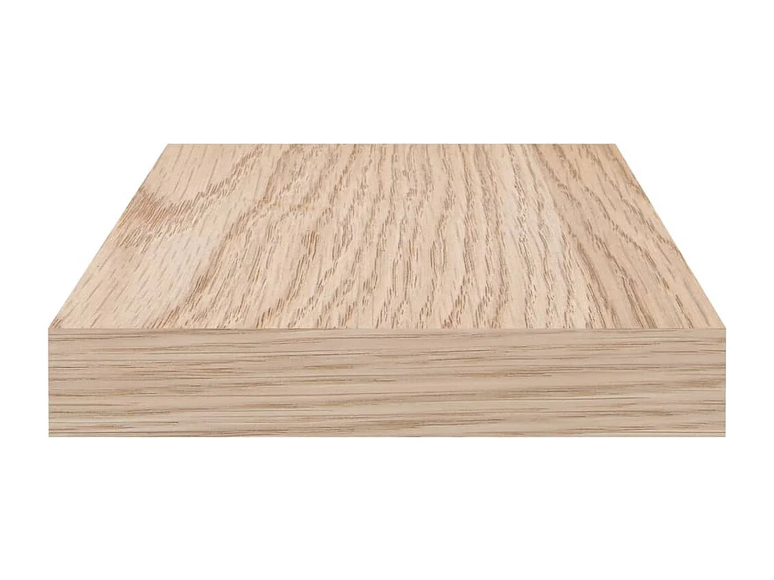 Estantes flotantes 2 uds madera de ingeniería 80x23,5x4 cm