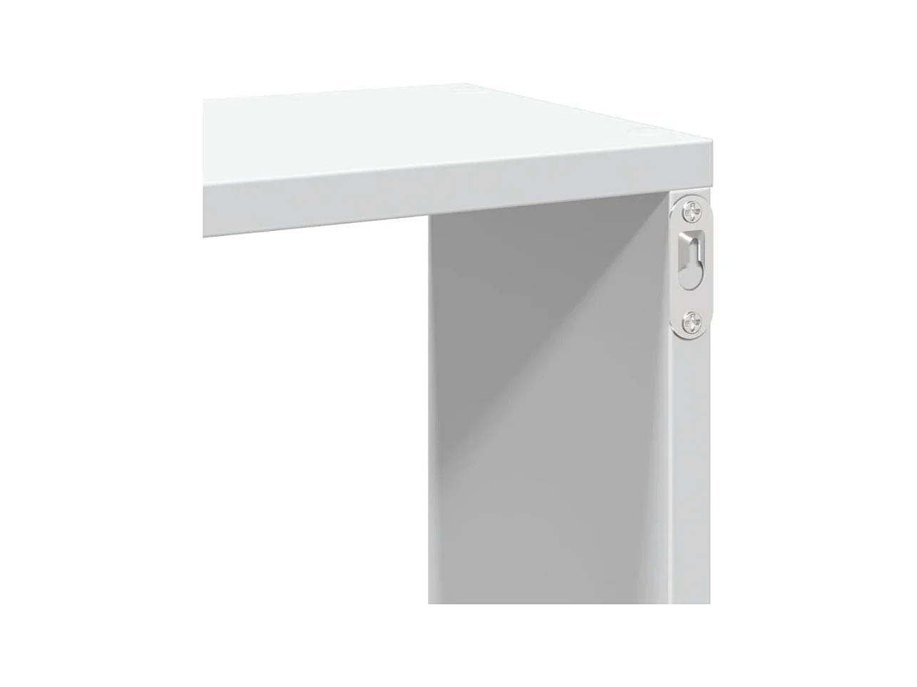 Estantería de pared madera ingeniería blanca 167,5x18x68 cm