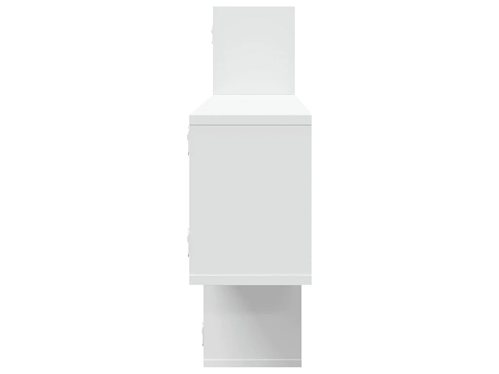 Étagère murale blanc 167,5x18x68 cm bois d'ingénierie
