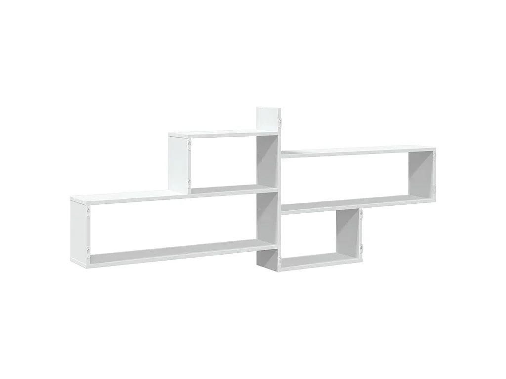 Étagère murale blanc 167,5x18x68 cm bois d'ingénierie