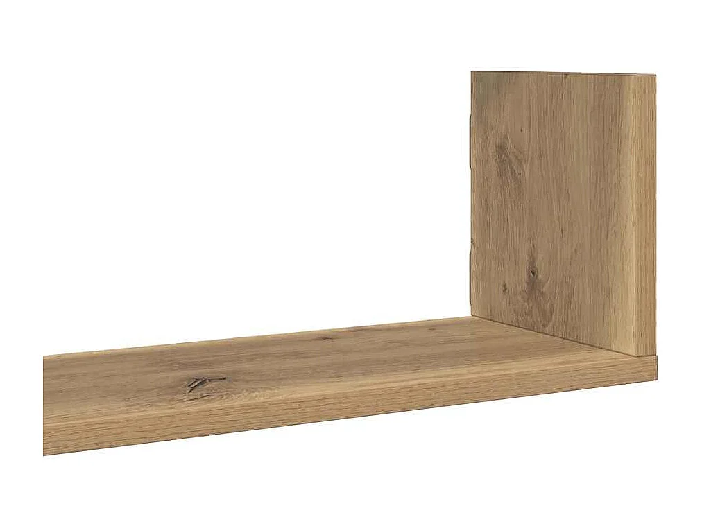 Étagères murales 3 pcs chêne artisanal bois d'ingénierie