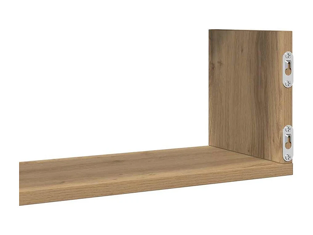 Étagères murales 3 pcs chêne artisanal bois d'ingénierie