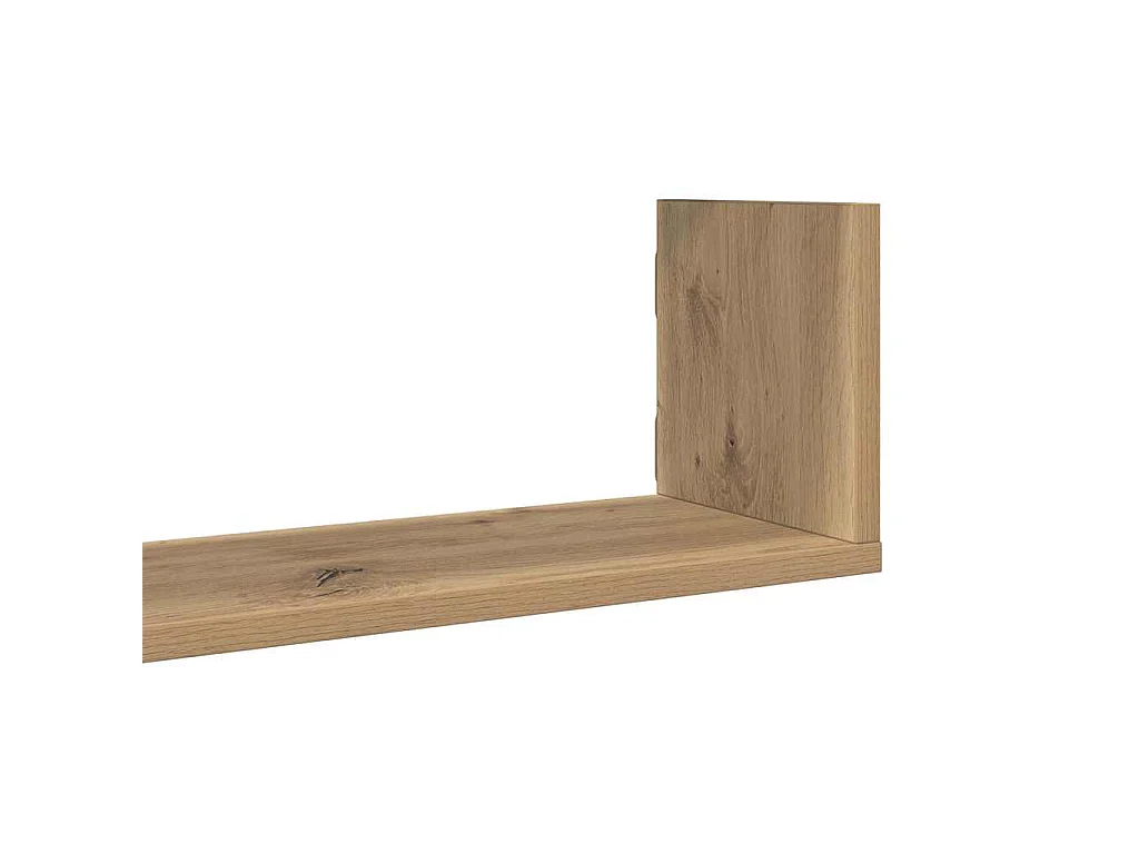 Wandregale 3 Stk. Artisan-Eiche 58x18x18 cm Holzwerkstoff