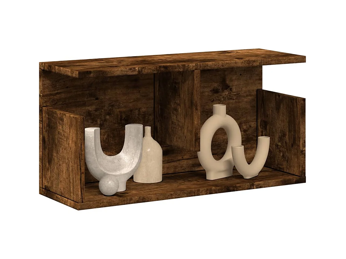 Wandschrank 60x20x30 cm Räuchereiche Holzwerkstoff
