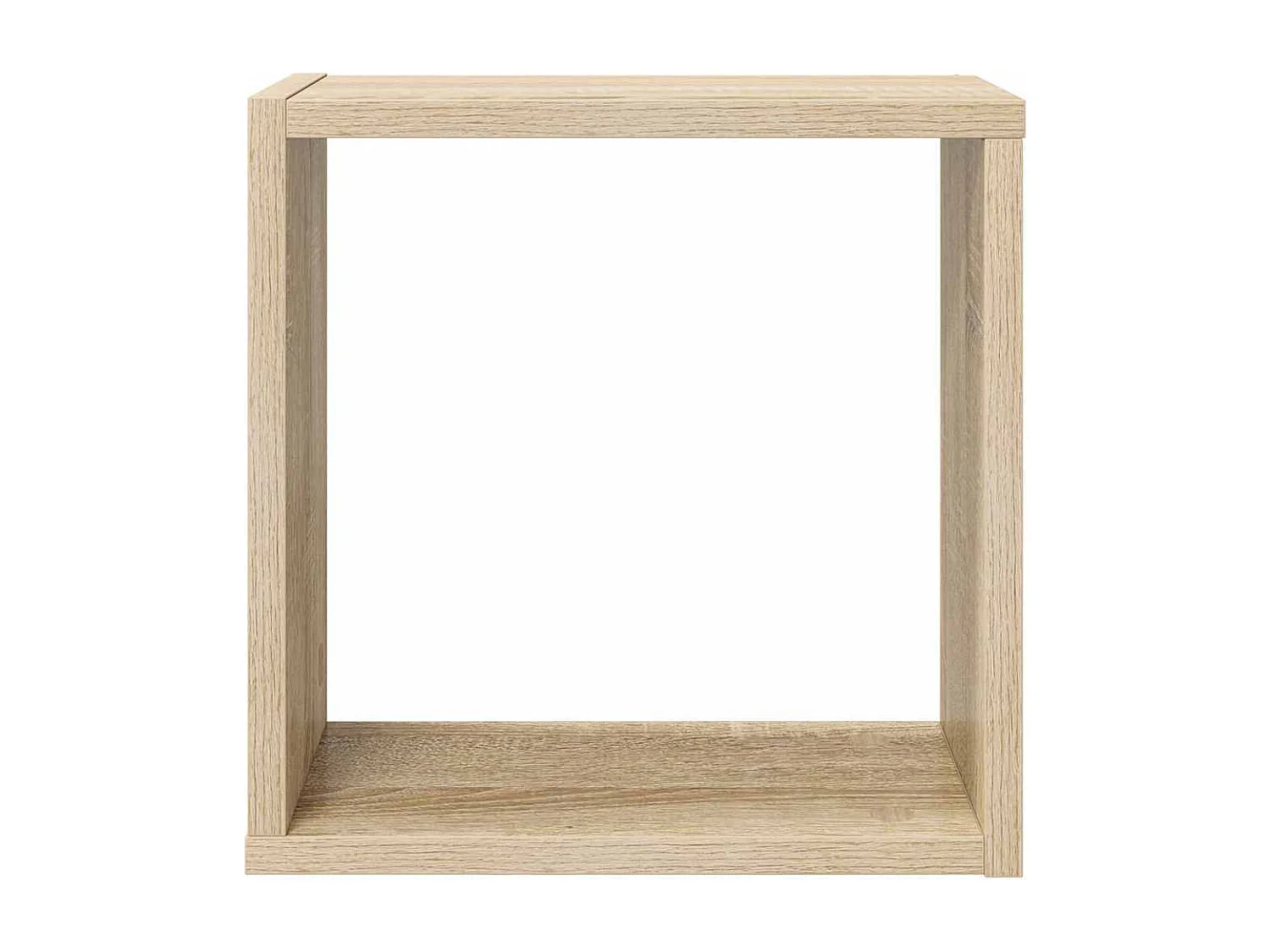 Wandschappen kubus 4 st 30x15x30 cm sonoma eikenkleurig