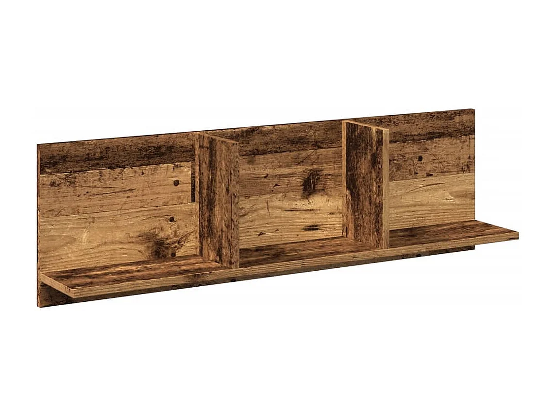 Wandschrank 100x16,5x30 cm Altholz-Optik Holzwerkstoff