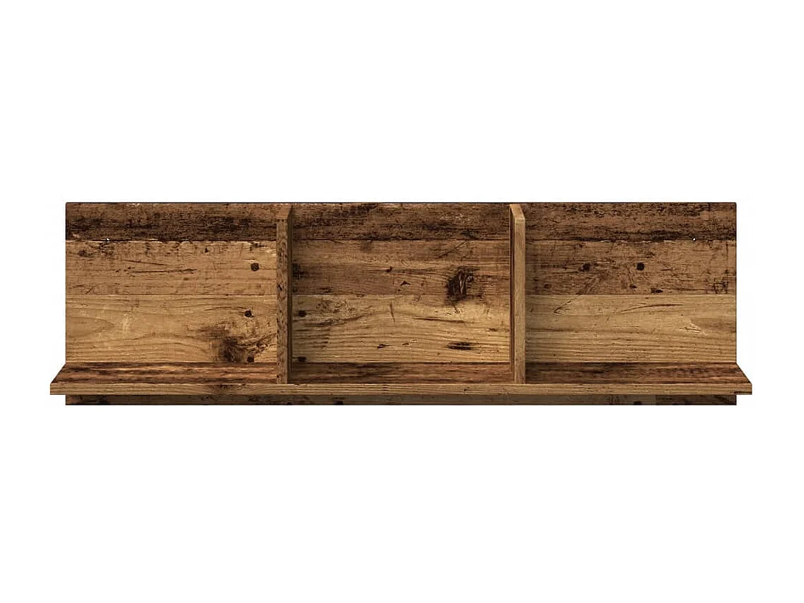 Wandschrank 100x16,5x30 cm Altholz-Optik Holzwerkstoff