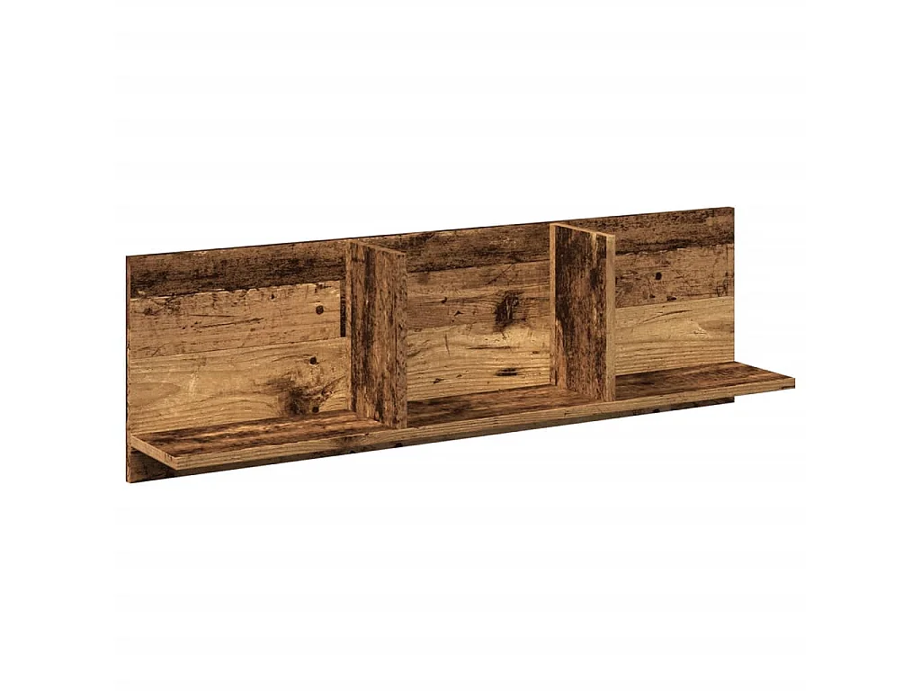 Wandschrank 100x16,5x30 cm Altholz-Optik Holzwerkstoff
