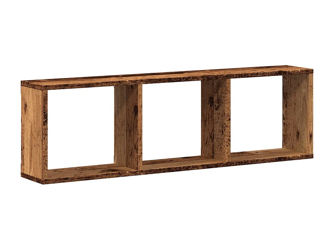 Armoire murale 100x16x30 cm vieux bois bois d'ingénierie