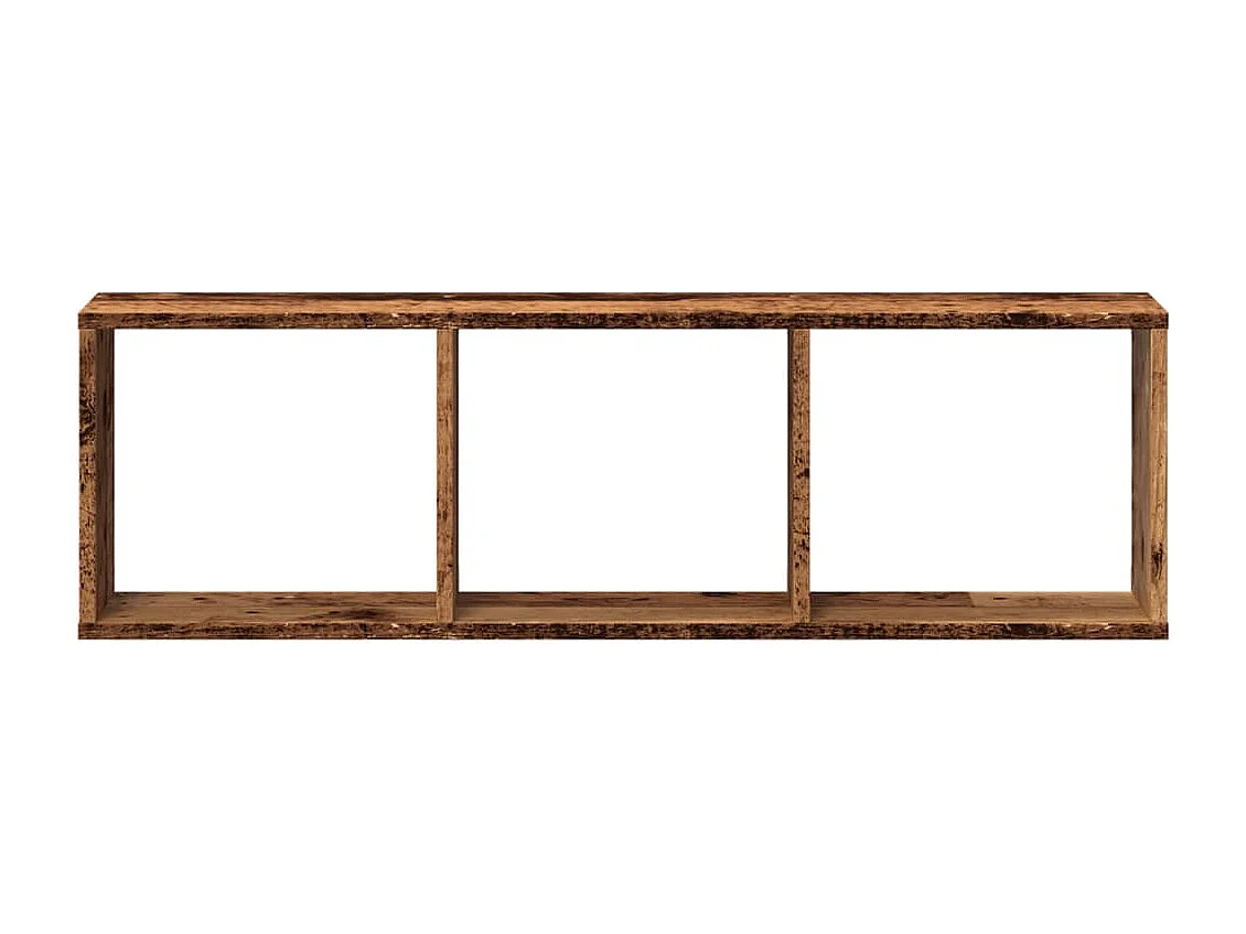 Armoire murale 100x16x30 cm vieux bois bois d'ingénierie