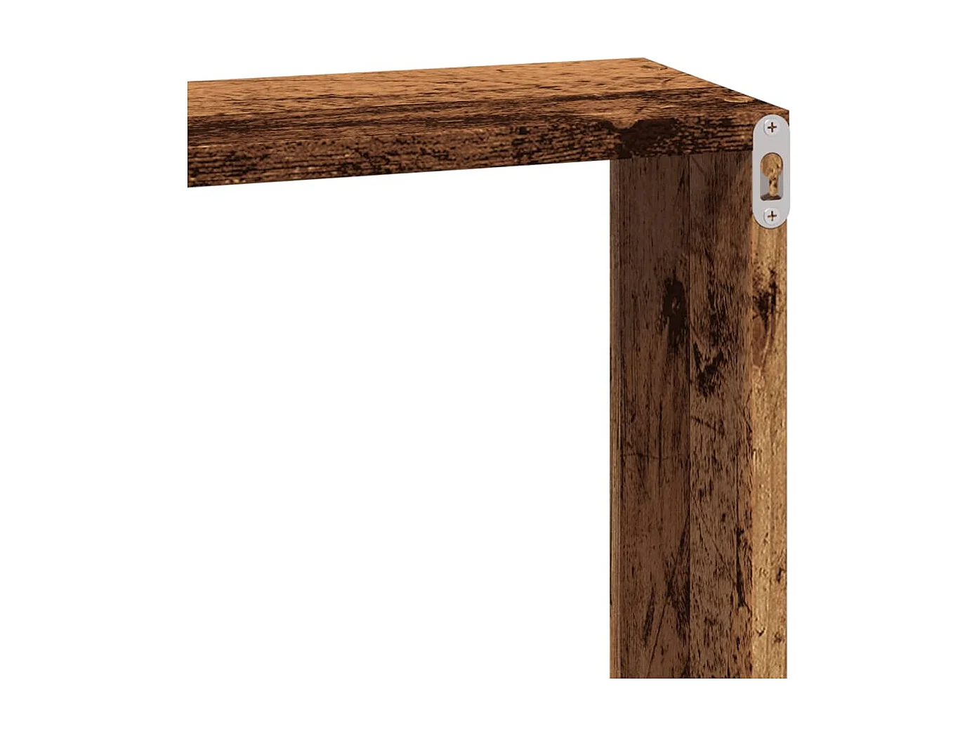 Armoire murale 100x16x30 cm vieux bois bois d'ingénierie