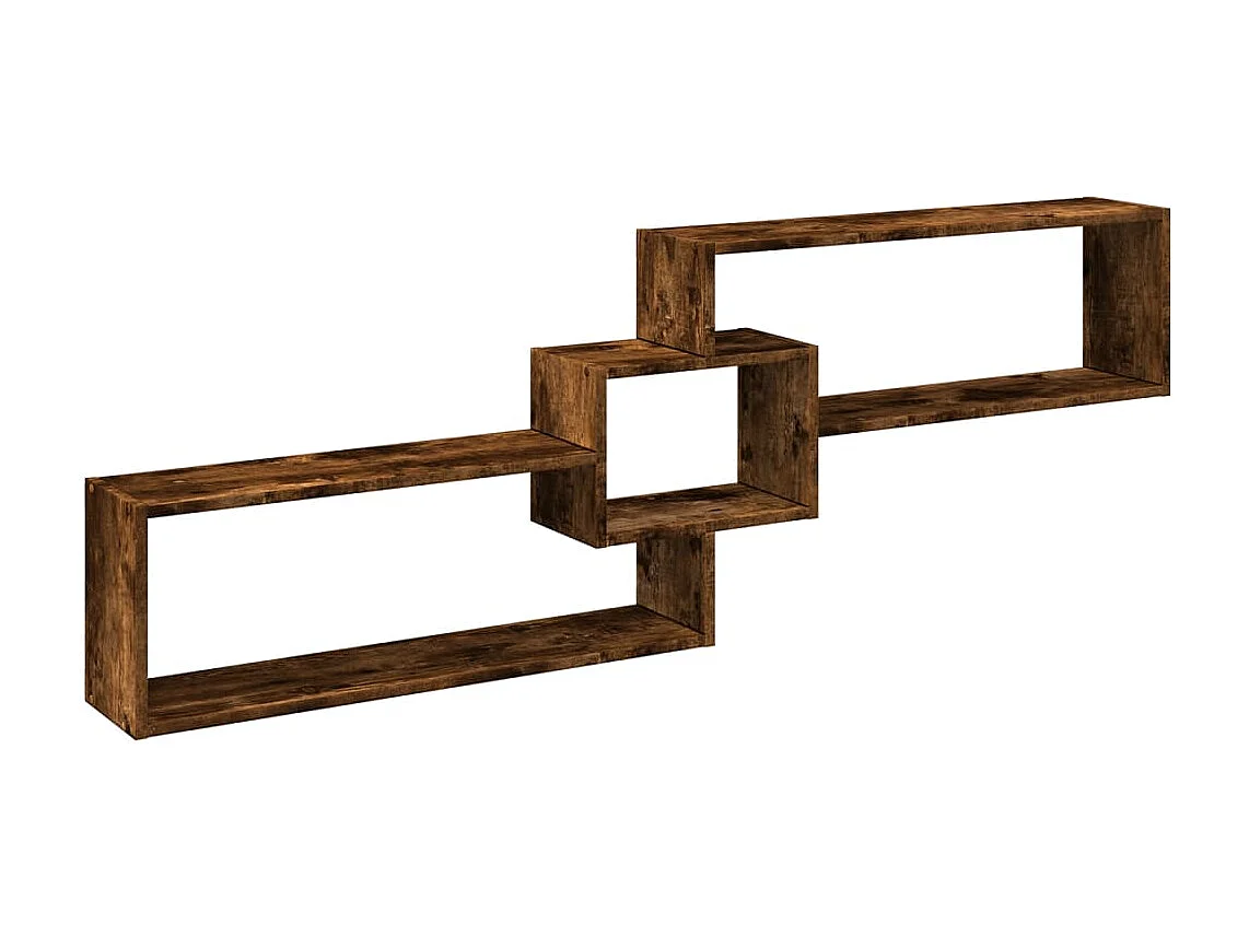 Armoire murale 158x18x53 cm chêne fumé bois d'ingénierie