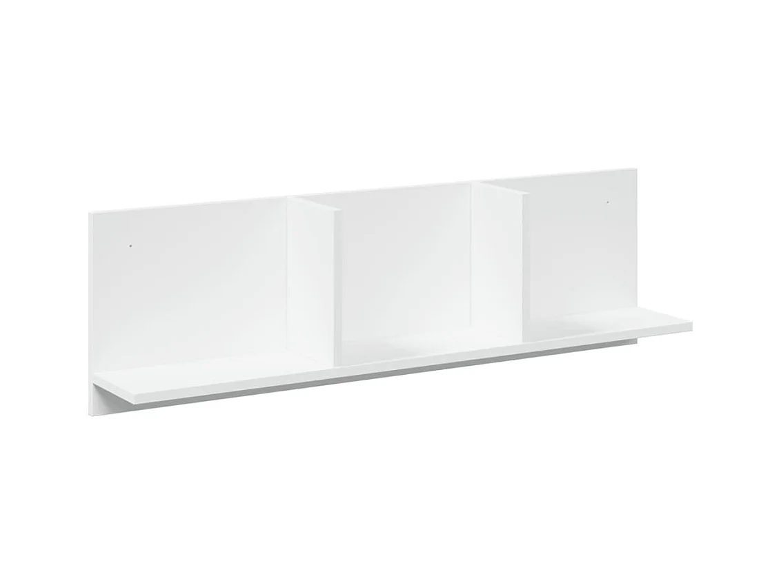 Armoire murale 100x16,5x30 cm blanc bois d'ingénierie