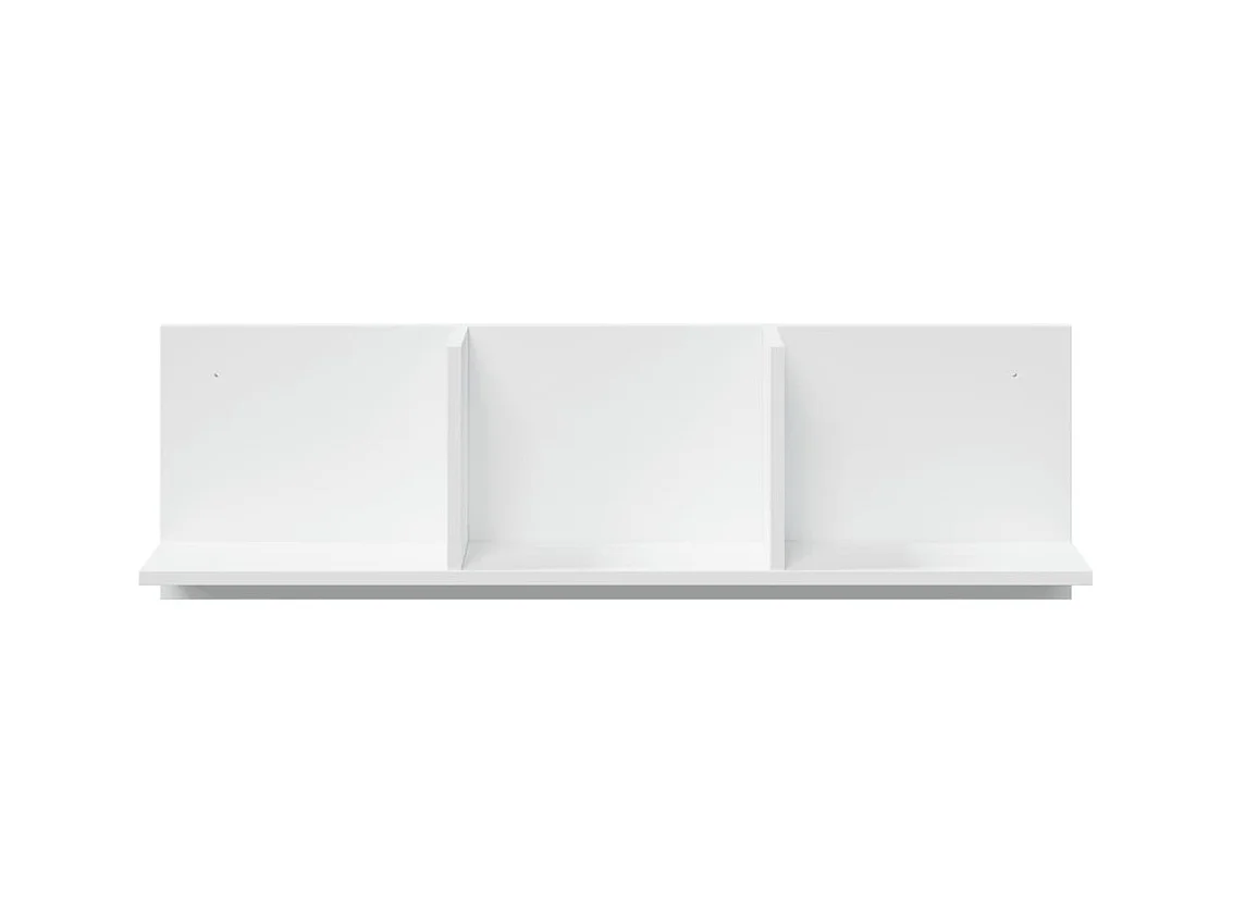 Armoire murale 100x16,5x30 cm blanc bois d'ingénierie